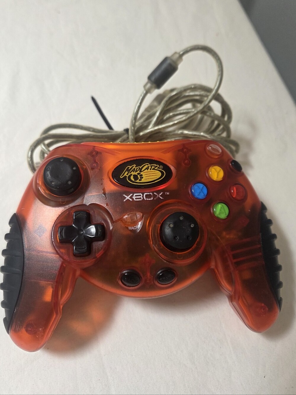Mad Catz Wired Xbox Game Pad Controller (4526) - Transparent Orange